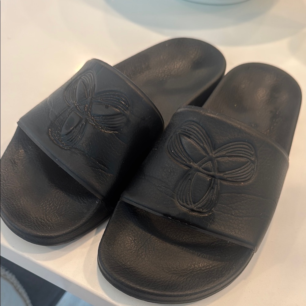 Black Slide Sandals